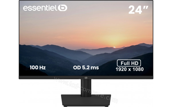 ESSENTIELB Pixel View 24 VA 2025 - Vue de face