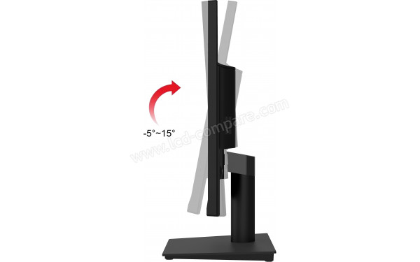 ESSENTIELB Pixel View 24 VA 2025 - Vue de profil bascul&eacute; vers l'arri&egrave;re