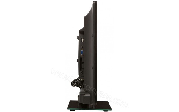 ESSENTIELB V&eacute;linio 28" DVD Noir - Vue du c&ocirc;t&eacute; gauche