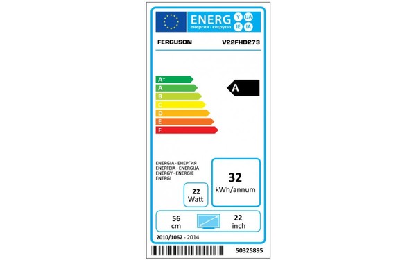 FERGUSON V22FHD273 - &Eacute;tiquette &eacute;nergie