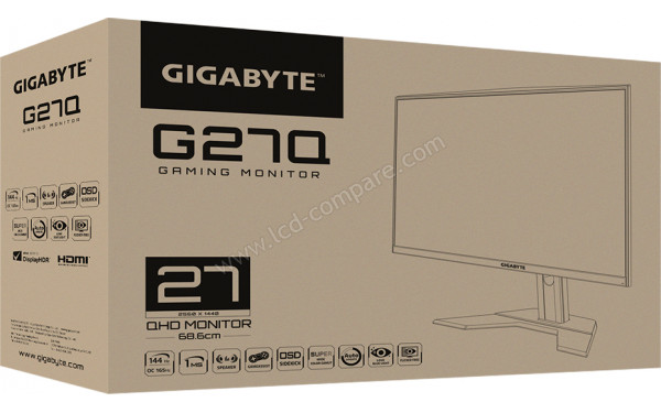 GIGABYTE G27Q - Packaging