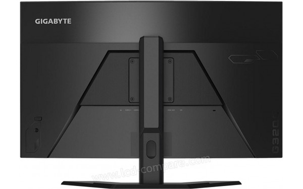 GIGABYTE G32QC - Vue de l'arri&egrave;re