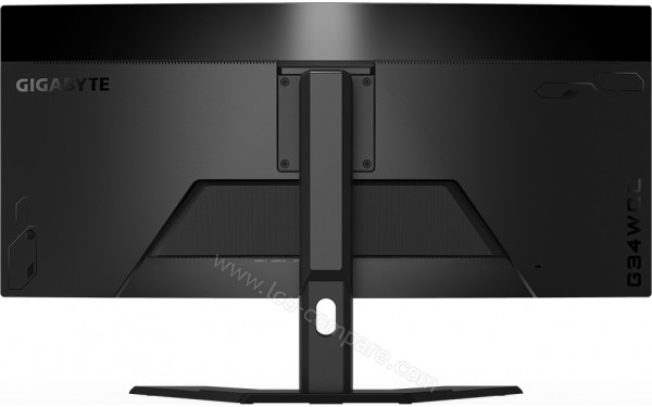 GIGABYTE G34WQC A - Vue de l'arri&egrave;re