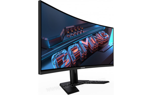 GIGABYTE G34WQCP - Vue 3/4 gauche