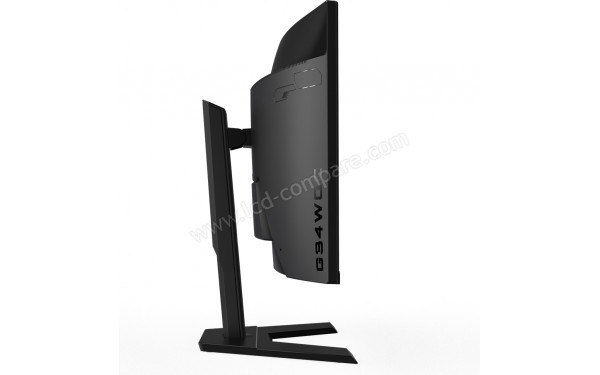 GIGABYTE G34WQC - Vue de profil