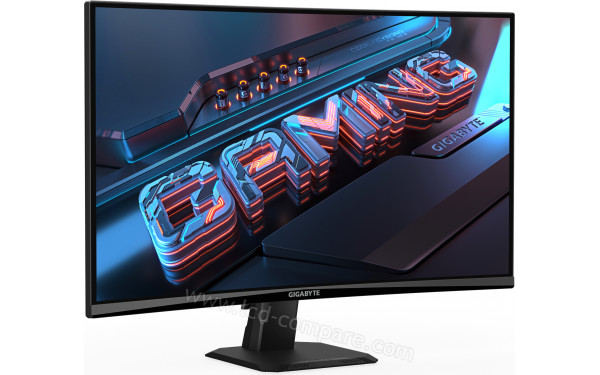 GIGABYTE GS27QCA - Vue 3/4 gauche