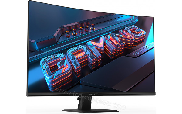 GIGABYTE GS32QC - Vue 3/4 gauche