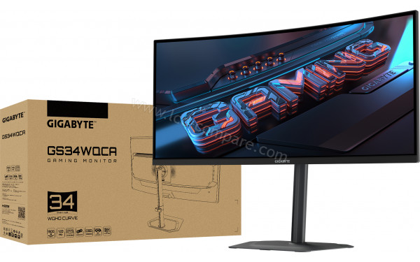 GIGABYTE GS34WQCA - Package