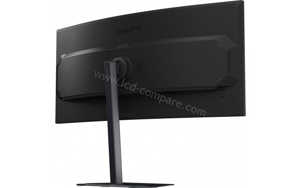 GIGABYTE GS34WQCA - Vue 3/4 arri&egrave;re