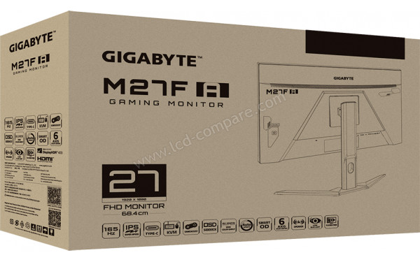 GIGABYTE M27F A - Package