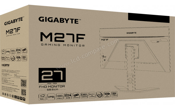 GIGABYTE M27F - Packaging