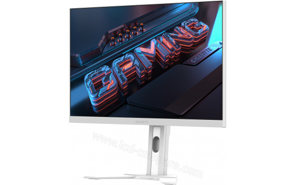 GIGABYTE M27QA ICE - Vue 3/4 droite