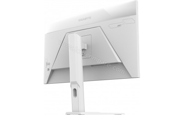 GIGABYTE M27QA ICE - Vue 3/4 arri&egrave;re