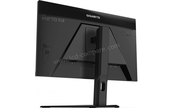 GIGABYTE M27Q P - Vue 3/4 arri&egrave;re