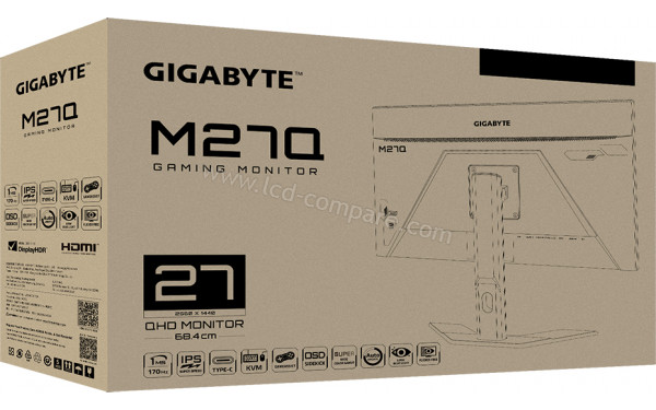 GIGABYTE M27Q-X - Packaging