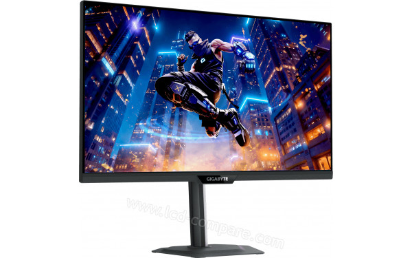 GIGABYTE M27UP-EK - Vue 3/4 gauche