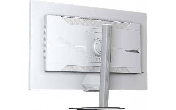 GIGABYTE M27UP ICE - Vue 3/4 arri&egrave;re