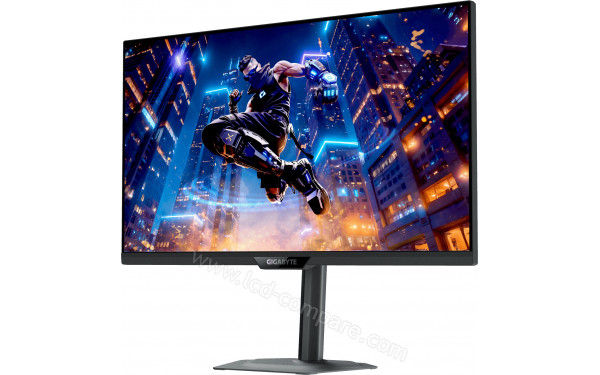 GIGABYTE M27UP - Vue 3/4 droite