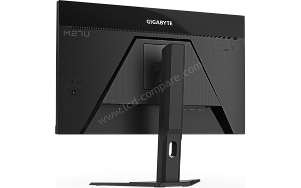 GIGABYTE M27U - Vue 3/4 arri&egrave;re