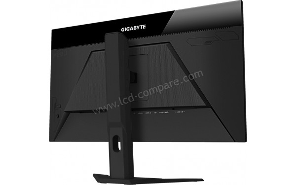 GIGABYTE M28U - Vue 3/4 arri&egrave;re