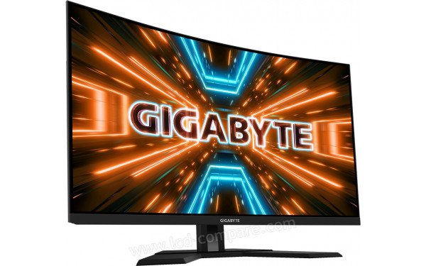 GIGABYTE M32QC-EK - Vue 3/4 gauche