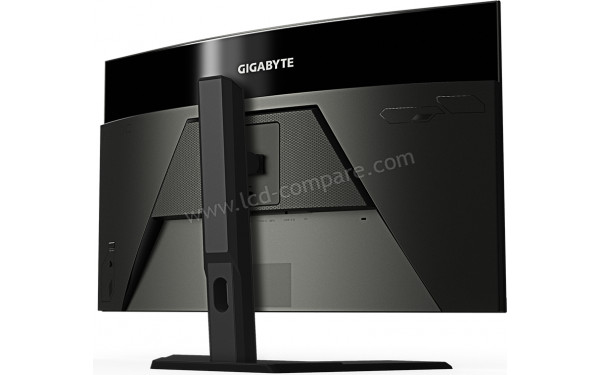 GIGABYTE M32QC-EK - Vue 3/4 arri&egrave;re