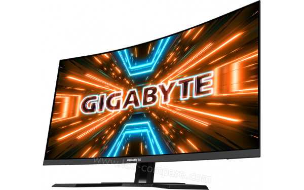 GIGABYTE M32QC - Vue 3/4 droite