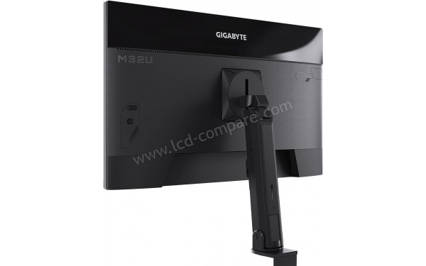 GIGABYTE M32U Arm Edition - Vue 3/4 arri&egrave;re