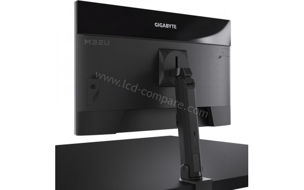 GIGABYTE M32U Arm Edition - Vue 3/4 arri&egrave;re