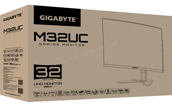 GIGABYTE M32UC - Package