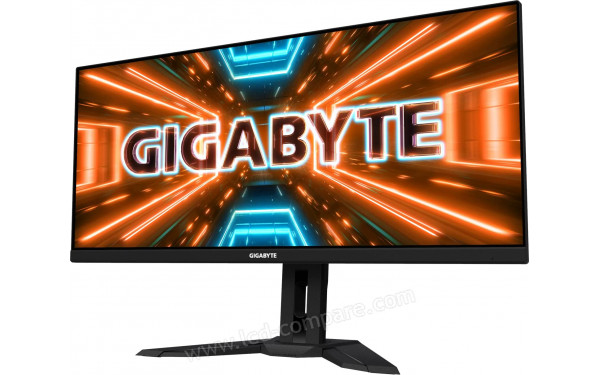 GIGABYTE M34WQ-EK - Vue 3/4 droite