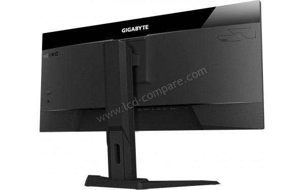 GIGABYTE M34WQ-EK - Vue 3/4 arri&egrave;re