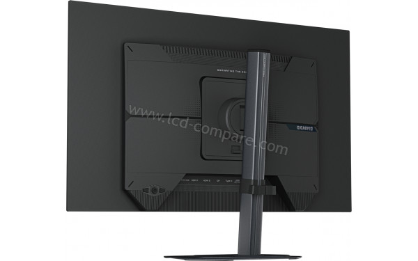 GIGABYTE MO27Q28G-EK - Vue 3/4 arri&egrave;re