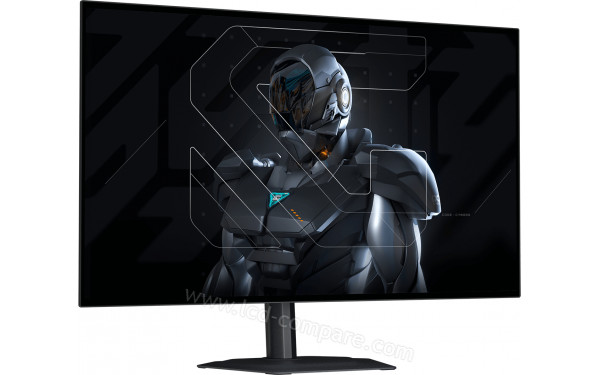 GIGABYTE MO27Q28GR - Vue 3/4 gauche