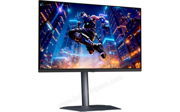 GIGABYTE MO27Q3-EK - Vue 3/4 gauche