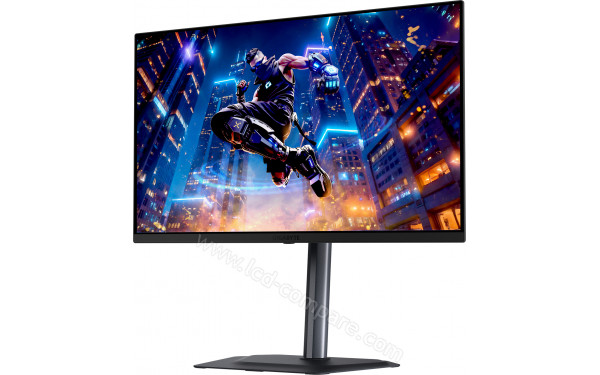 GIGABYTE MO27Q3-EK - Vue 3/4 droite