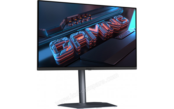 GIGABYTE MO27U2-EK - Vue 3/4 gauche