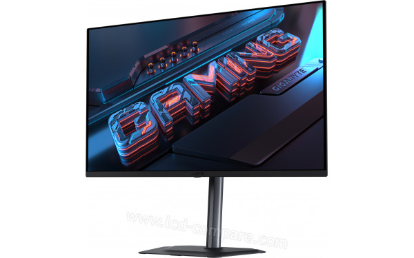 GIGABYTE MO32U - Vue 3/4 droite