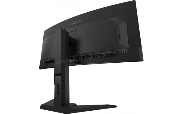 GIGABYTE MO34WQC2 - Vue 3/4 arri&egrave;re
