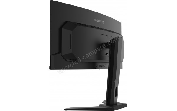 GIGABYTE MO34WQC-EK - Vue 3/4 arri&egrave;re