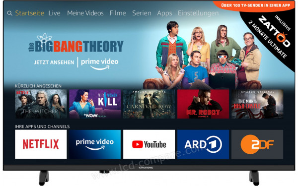 GRUNDIG 40GFB6070 - Vue de face