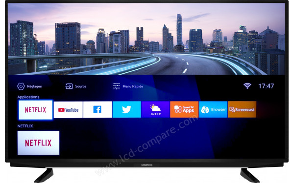 GRUNDIG 50GEU7900B - Vue de face