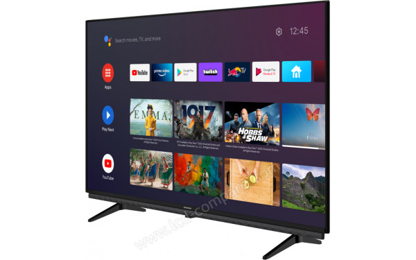 GRUNDIG 50GGU7900B - Vue 3/4 droite