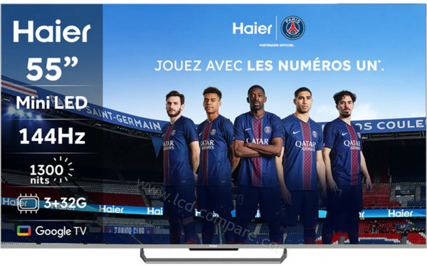 HAIER H55M90EUX - Vue de face