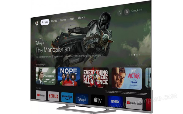 HAIER H65M90EUX - Vue 3/4 droite
