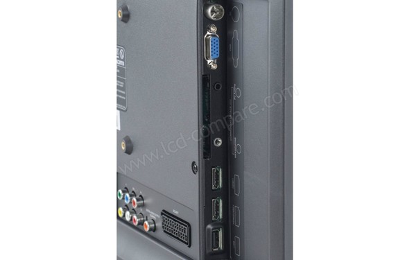 HAIER LE22M600CF - Connectique (cr&eacute;dit : Darty)