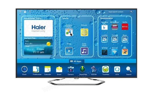 HAIER LE39M7000CF - Vue de face