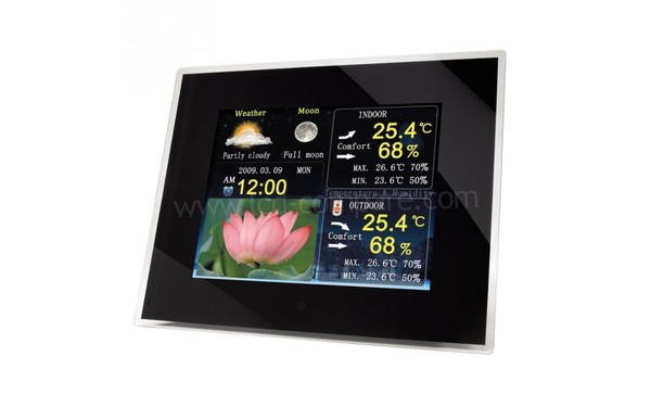 HAMA CPN Station m&eacute;t&eacute;o - Vue de face + interface compl&egrave;te