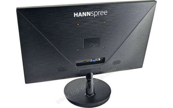 HANNSPREE HC241HPB - Vue plong&eacute;e 3/4 arri&egrave;re
