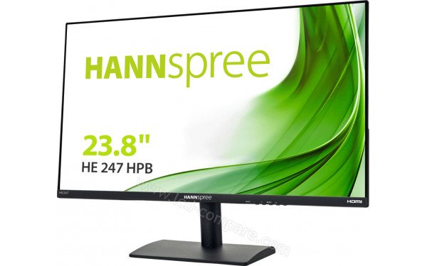 HANNSPREE HE247HPB - Vue 3/4 droite